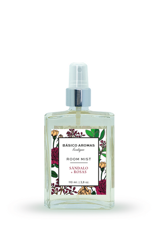 Room Mist Premium 110ml Sándalo Rosas